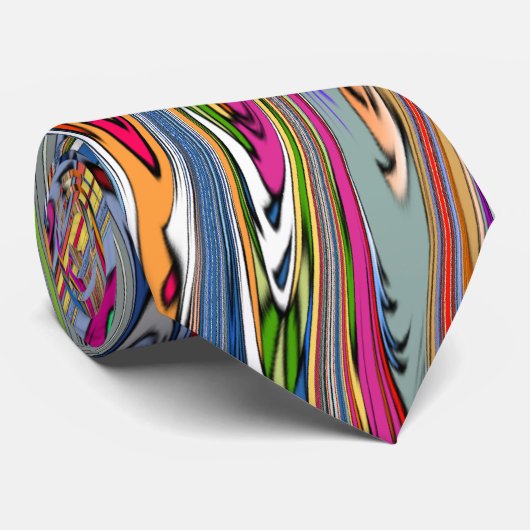 Cravate faite sur commande de marbre (Roulé)