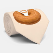 Cravate faite sur commande d'humour de beignet (Roulé)