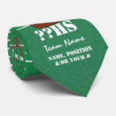 Cravate faite sur commande du football (Roulé)