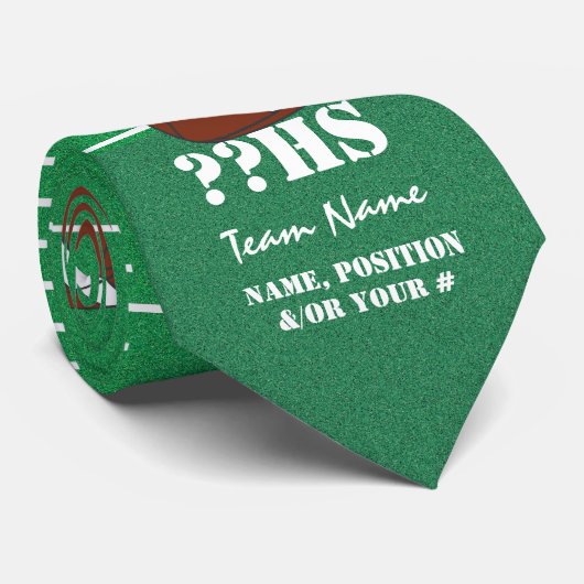 Cravate faite sur commande du football (Roulé)