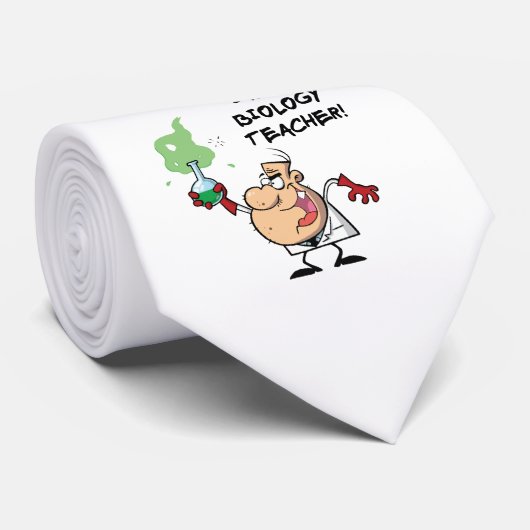 Cravate Faites-moi confiance... Je suis professeur de biol (Roulé)