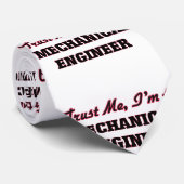 Cravate Faites-moi confiance je suis un ingénieur (Roulé)