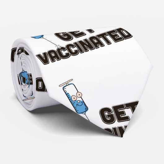 Cravate Faites-vous vacciner (Roulé)