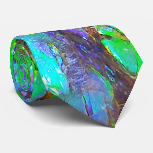 Cravate Falln Peacock Ammolite (Roulé)