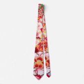 Cravate Falln Red Floral Burn (Devant)