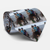 Cravate Famiily Photomerge, Famiily Photom… - Customisé (Roulé)