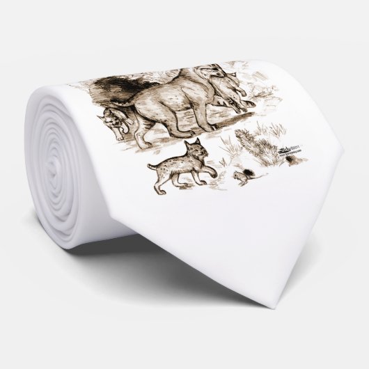 Cravate Famille Bobcat (Roulé)