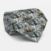 Cravate Famille de pingouin (Roulé)