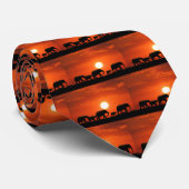 Cravate Famille d'éléphant (Roulé)