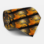 Cravate Famille des cerfs (Roulé)