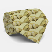 Cravate Fan de deux grues (Roulé)