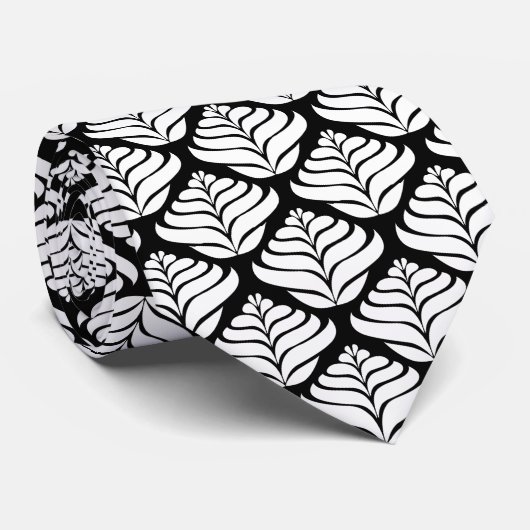 Cravate Fancy feuille Motif sans couture (Roulé)