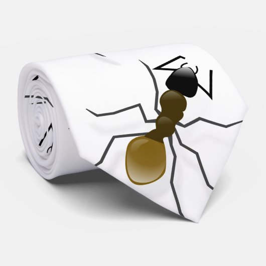 Cravate Fanny fourmis (Roulé)