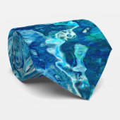 Cravate Fantastique vague abstraite (Roulé)