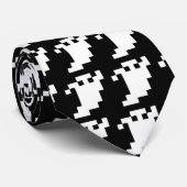 Cravate Fantôme à 8 bits pour pixels (Roulé)