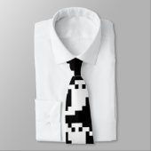 Cravate Fantôme à 8 bits pour pixels (Attaché)