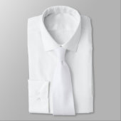 Cravate fantôme blanc (Attaché)