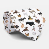 Cravate Farm Animals Pattern (Roulé)