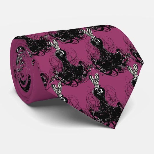 Cravate Fashion Diva (Roulé)