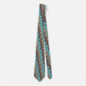 Cravate Father's Day Dad Pattern Necktie Tie (Devant)