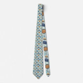 Cravate Father's Day Dapper Dad Pattern Necktie Tie (Devant)