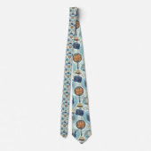 Cravate Father's Day Dapper Dad Pattern Necktie Tie (Dos)