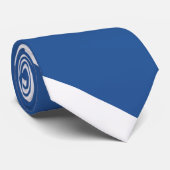 Cravate Faucon bleu et blanc d'air Diagonal-Rayé (Roulé)