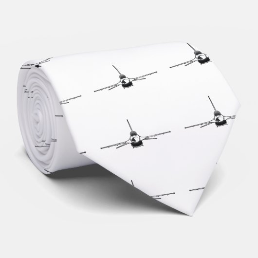 Cravate Faucon combattant (Roulé)