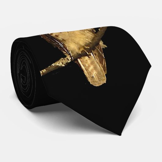 Cravate Faucon coupé la queue par rouge (Roulé)