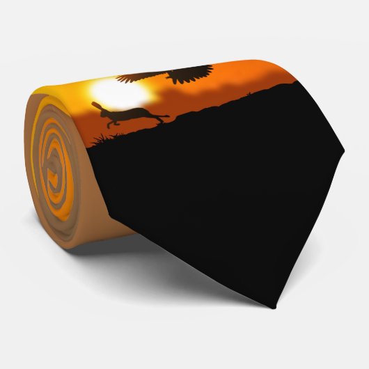 Cravate Faucons de Harris (Roulé)