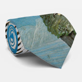 Cravate Faucons gerfauts, alias Gerfalcons par John James  (Roulé)