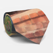 Cravate Fauteuil en osier avec coussin rayé (Roulé)