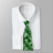 Cravate Faux Émeraude Vert Feuille | Saint-Patrick (Attaché)
