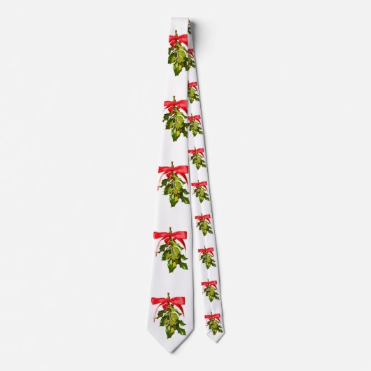 Cravate faux ruban rouge (Devant)