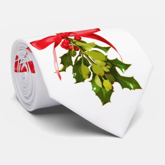 Cravate faux ruban rouge (Roulé)