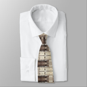 Cravate Faux Snakeskin Design sur un