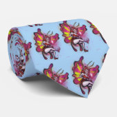 Cravate Fée rose (Roulé)