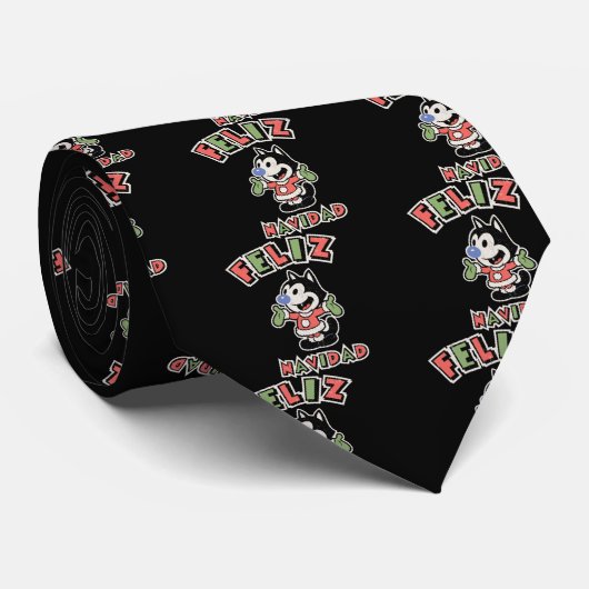 Cravate Feliz Navidad (Roulé)