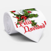 Cravate Feliz Navidad - Christmas Kitten (Roulé)