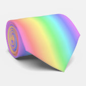 Cravate femelle en pastel d'arc-en-ciel (Roulé)
