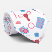Cravate Feministe Motif de la contraception (Roulé)