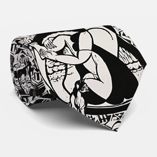 Cravate Femme dans la baignoire - Un chef-d'oeuvre de Kirc (Roulé)