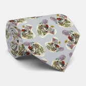 Cravate Femme Florale Vintage (Roulé)