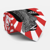 Cravate Femme japonaise traditionnelle d'ukiyoe (Roulé)