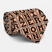 Cravate Femme, machiste (Roulé)