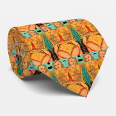 Cravate Femmes Abstraites, (Roulé)