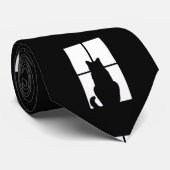 Cravate Fenêtre Cat Cliquez pour Customiser Obtenir une dé (Roulé)