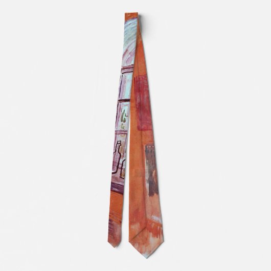 Cravate Fenêtre du Studio de Vincent van Gogh à l'Asile (Dos)