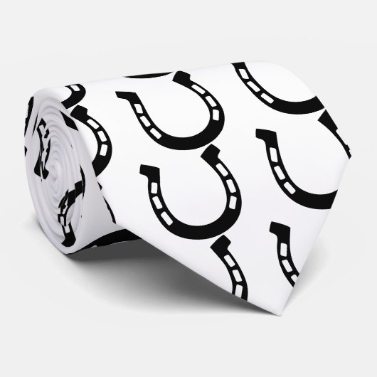 Cravate fer à cheval de bonne chance (Roulé)