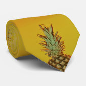 Cravate fermée à ananas coloré (Roulé)